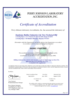 Sumitomo Rubber Industries Ltd. Tyre Technical HQ