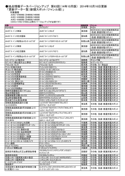 （14年10月版） 2014年10月16日更新