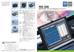 穀粒判別器RN-300 カタログ Rev.1001