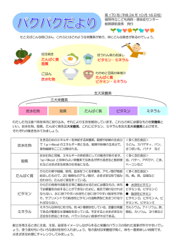 炭水化物 脂質 たんぱく質 ビタミン ミネラル ごはん 炭水化物 たんぱく質