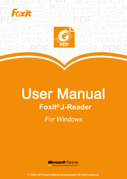 Foxit J-Reader