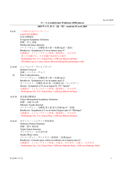 2005 年 4 月 29 日（金・祝）vendredi 29 avril 2005 9 h 45 &sim;子供の c