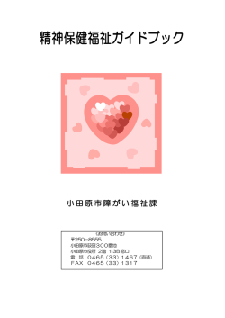 精神保健福祉ガイドブック