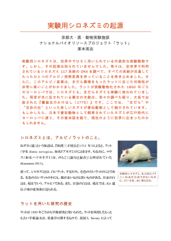 講演の内容を文章にまとめました