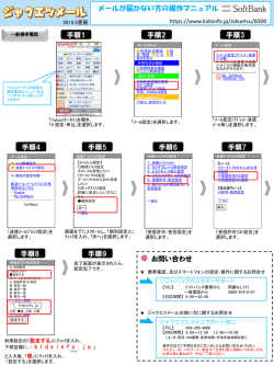 【参考】メール設定 softbank
