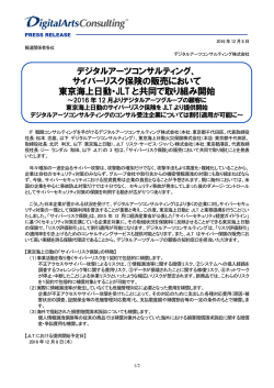 PDF表示 - デジタルアーツコンサルティング株式会社