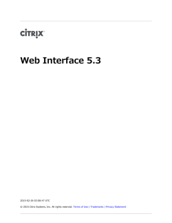 Web Interfaceのインストール