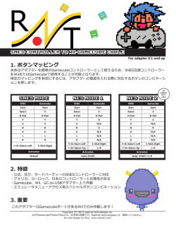 Snes to Wii.indd - raphnet technologies