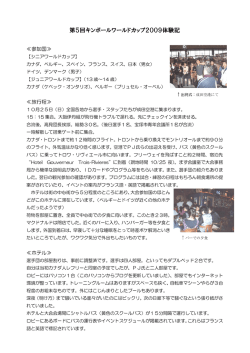 第5回キンボールワールドカップ2009体験記
