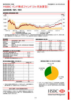 HSBC インド株式ファンド（3ヶ月決算型）