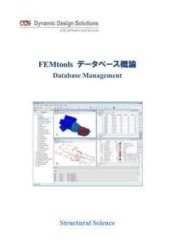 FEMtools データベース概論