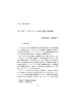 モンゴル・ウランバートルから語る大気汚染