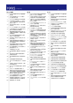 1995年 - 日本国際ツーリズム殿堂