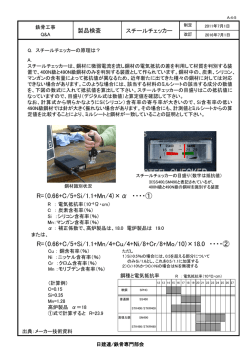 スチールチェッカーの原理は？