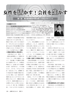 第1回 男女雇用機会均等法第2次改正のポイント