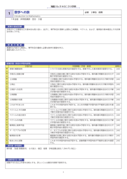1 数学への旅 - 東北工業大学