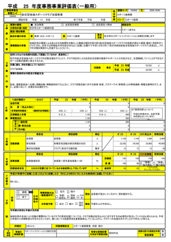 総合型地域スポーツクラブ支援事業