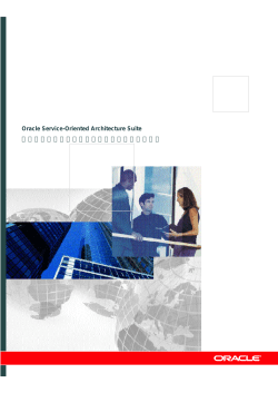 Oracle Service-Oriented Architecture Suite ツールおよびミドルウェアの