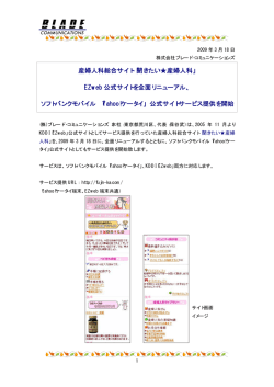 PDFダウンロード - 株式会社ブレード・コミュニケーションズ