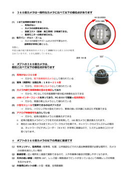 オプトの360度カメラだけの特長はここをご参照ください