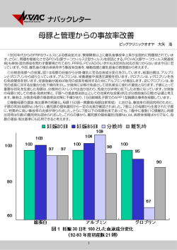 母豚と管理からの事故率改善