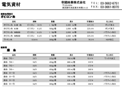 電気資材 - 帝國絲業