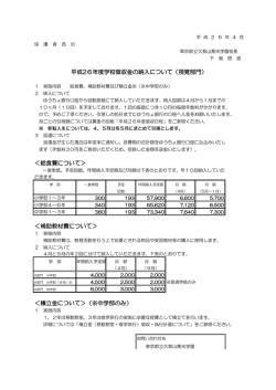 給食費について＞ ＜補助教材費について＞ ＜積立金について
