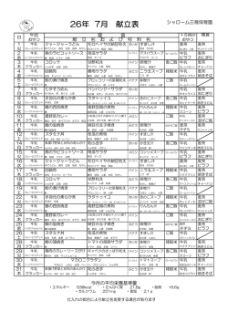 7月号 - シャローム三育保育園