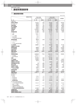 経理の概況（連結）（損保ジャパン）(PDF/871KB)