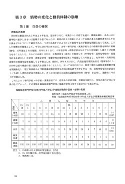 第3章 情勢の変化と動員体制の崩壊