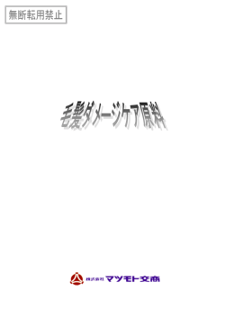 毛髪・ダメージケア原料全原料コンセプトシート