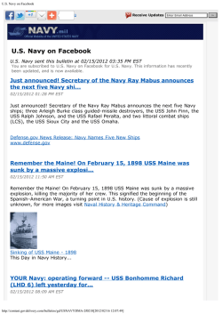US Navy on Facebook