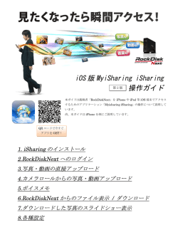 iOSアプリ「iSharing」