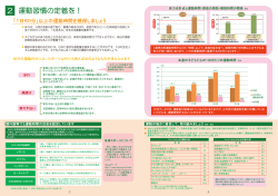 習慣の定着を!