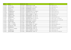 認定番号 会社名 東京都許可番号 所在地 HPアドレス 1-09