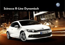 Scirocco R-Line Dynamisch