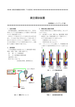 真空揚砂装置
