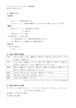 3回 語句について（補助教材）