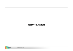 電話サービスの利用