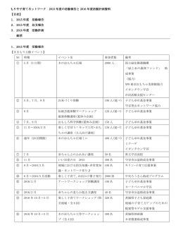 - もりや子育てネットワークままもり