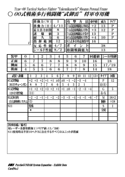 00式戦術歩行戦闘機&ldquo;武御雷&rdquo; 将軍専用機