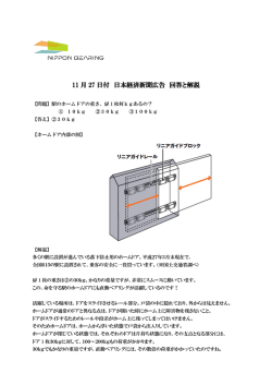 11 月 27 日付 日本経済新聞広告 回答と解説