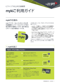 myki - Public Transport Victoria