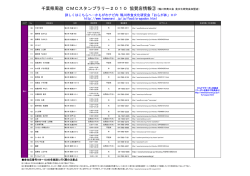 千葉県周遊 CMCスタンプラリー2010 協賛店情報③（鴨川市商工会 食