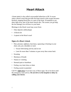 Heart Attack - Japanese - Health Information Translations