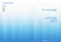 CORPORATE REPORT 2015