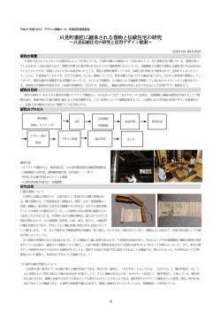 只見町番匠に継承される巻物と伝統住宅の研究