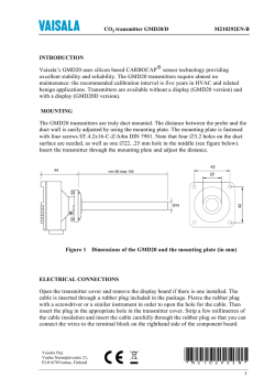 GMD20 User`s Guide M210292EN-B