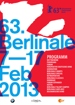 die berlinale - Berlinstadtservice