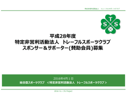 総合型地域スポーツクラブ 特定非営利活動法人 トレーフルスポーツクラブ